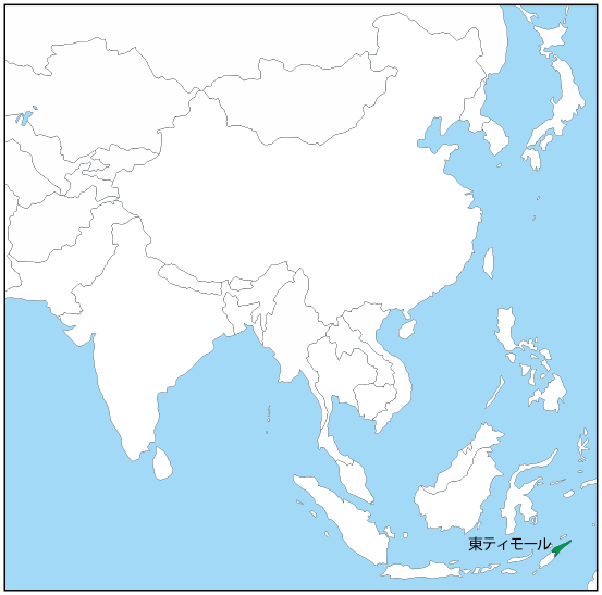 東ティモール 国旗一覧